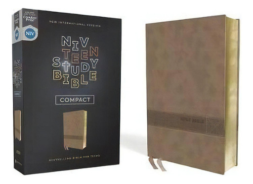 Niv, Teen Study Bible, Compact, Leathersoft, Brown, Comfort Print, De Lawrence O. Richards. Editorial Zondervan En Inglés