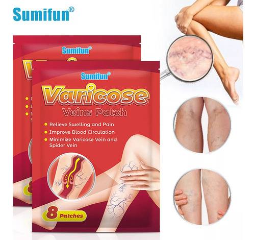 3×parche Para Varices, Promueve La Circulación Sanguínea