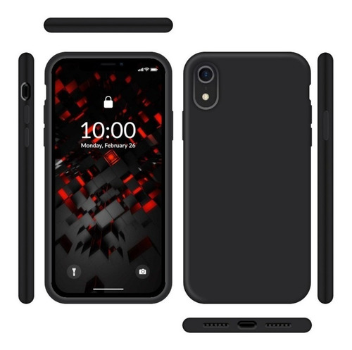 Imagen 10 de 10 de Carcasa Para iPhone XR Silicon Marca - Cofolk
