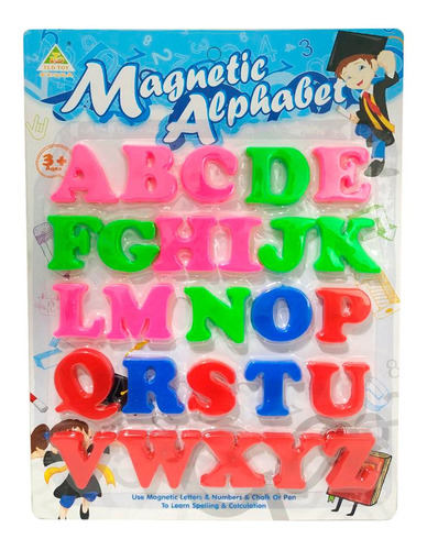 Letras Abecedario Magnetico Iman Didactico Palabras Pizarron