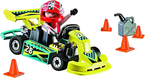 Imagen 2 de 7 de Playmobil Maletin Go Kart 9322 Linea Action Ink Educando