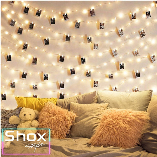 Guirnalda Led Decoracion Broches X16 Retro Navidad Fotos