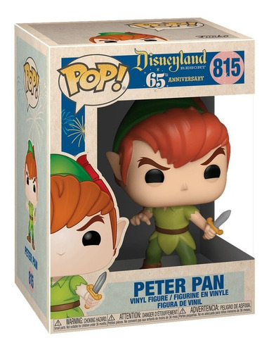 Funko Pop Peter Pan  Disneylandia 65 Años 815