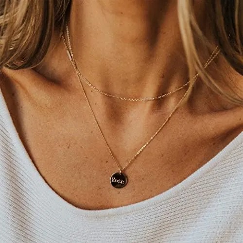 Dremmy Studios Collar Con Nombre Personalizado Collar Con No