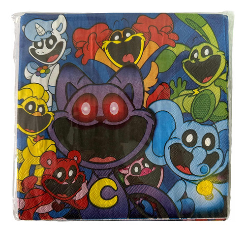 Pack 20 Servilleta Cumpleaños Catnap Smiling Critters