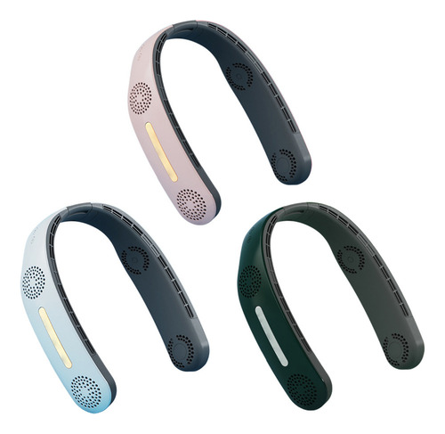 Ventilador De Cuello Portátil, Manos Libres, Recargable Por