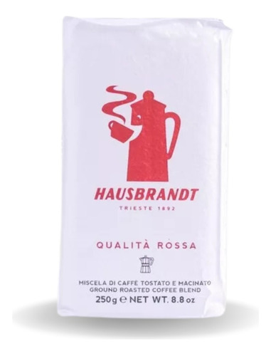 Café Grano Molido Hausbrandt Qualità Rosa  - 250 G