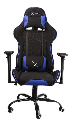 Silla Gamer Stylos Xz25 Soporte Lumbar Tela Azul Xzsxz25 /vc