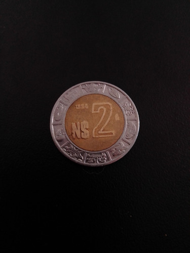 Moneda De Dos Pesos Nuevos