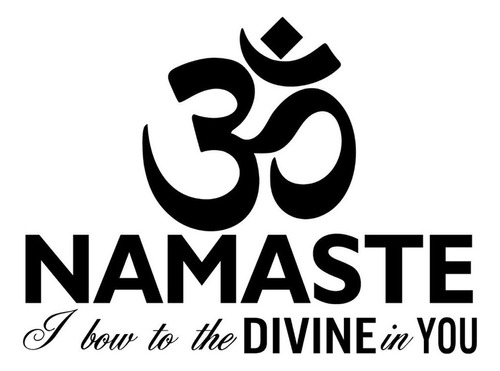 Vinilo Decorativo Namaste