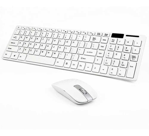 Combo Teclado Mouse Inalámbrico Ultra Delgado Protector Tecl