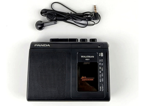 Walkman Rádio Am/fm Toca Fitas Portátil