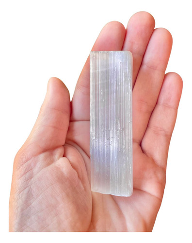 Bastão De Pedra Selenita - Cristal Bruto