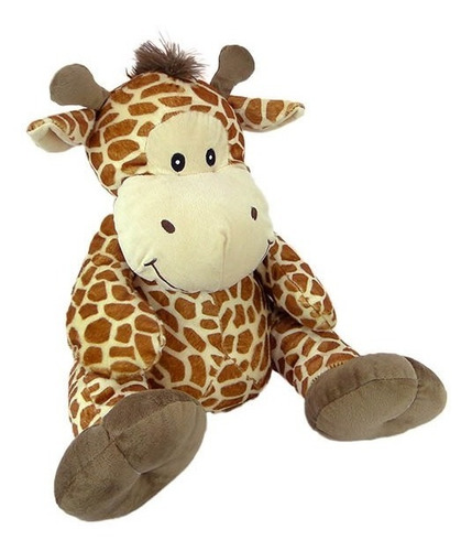 Imagem 2 de 6 de Girafa De Pelúcia 38cm Sentada - Bichinho Safari