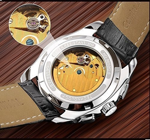 Marcas Suizas Reloj Automatico Para Hombre Acero Inoxidable