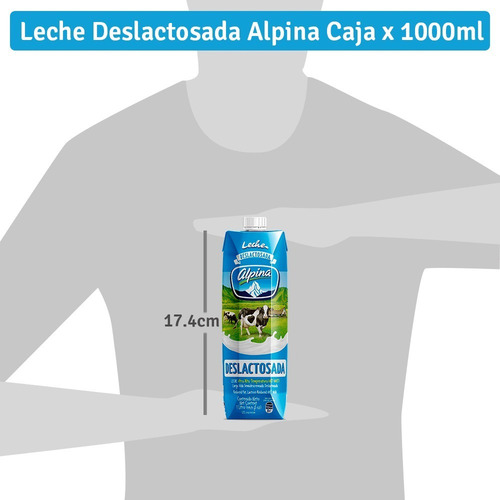 Leche Deslactosada Alpina X12 - L a $236