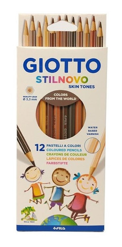 Lapices Giotto Stilnovo Skin Tones X12 257400