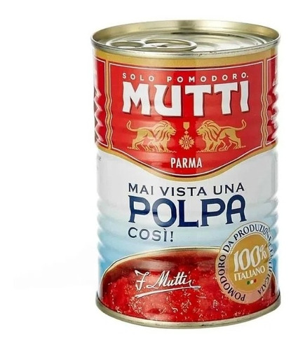 Pulpa De Tomate Mutti X 400 G - Kg a $77