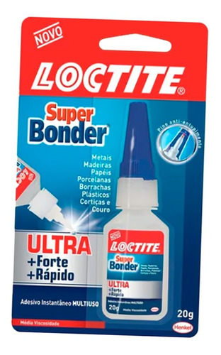 Super Bonder X 20 Gr Pegamento Adhesivo Ciano Loctite