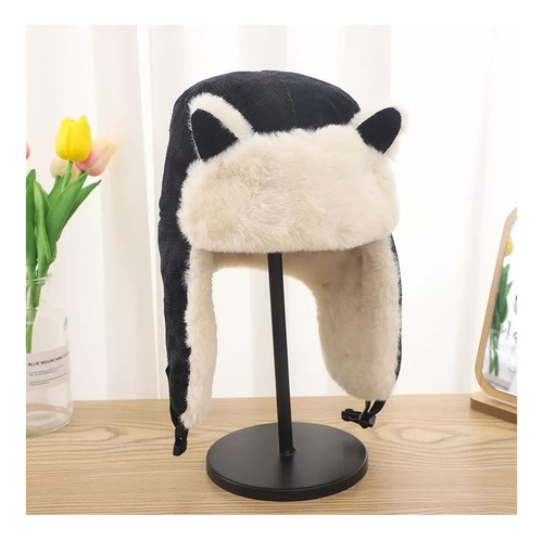 Gorro Ruso Ushanka Con Orejas De Gato Muy Cálido