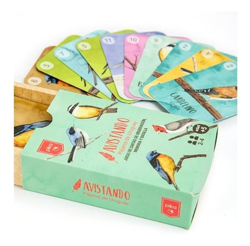 Juego Cartas Didáctico Infantil Aves Uruguay Quo Store 