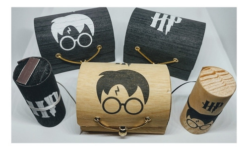 Harry Potter Mini Baúles De Papel Madera