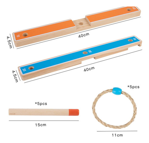 - Juego De Lanzamiento De Anillos Para Niños De 4 A 8 Años,