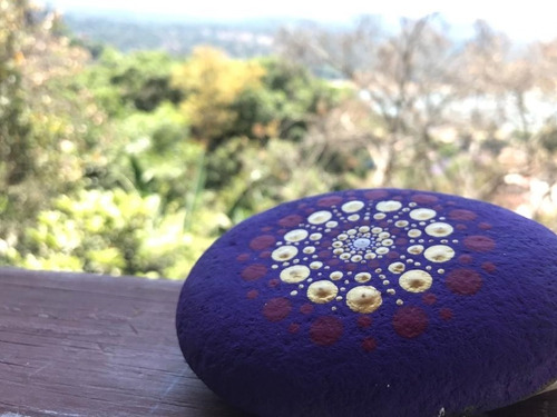 Piedra Decorativa De Mandala