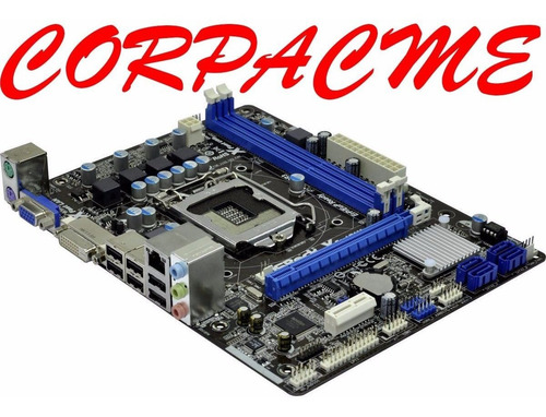 Combo Tarjeta Madre Asrock Intel H61m-dgs+cpu Pentium G2020