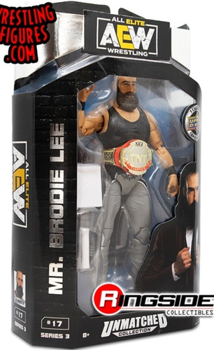 Aew Mr Brodie Lee Com Cinturao Luke Harper Wwe Jazwares Novo