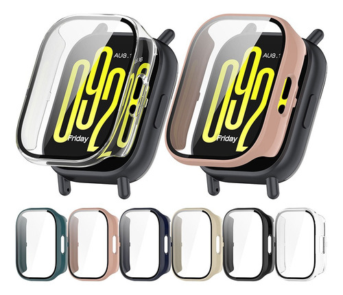Capa De Proteção Com Vidro Para Redmi Watch 5 Active