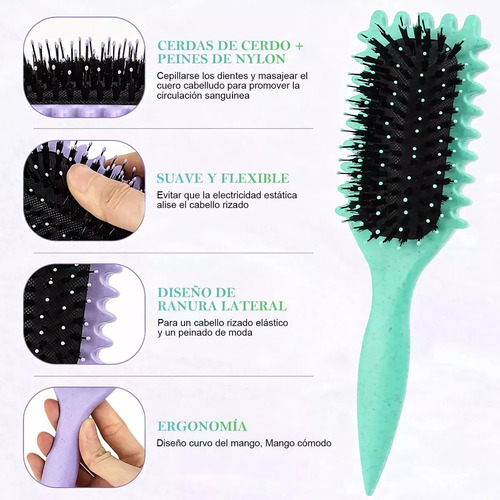 Peine Para Cabello Rizado,bounce Curl Cepillo Define Style