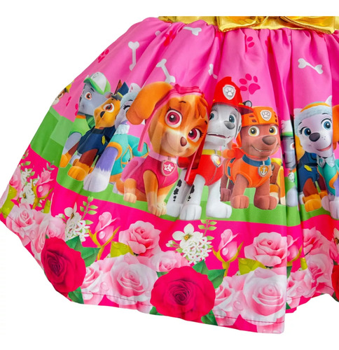 Vestidos Disfraz Bebé Niña Paw Patrol Skye Disney Fiesta Rosa 7-9 Años