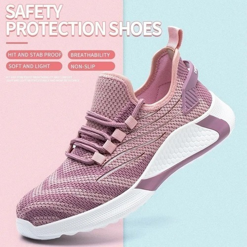 Zapatos De Seguridad Antigolpes Antipinchazos Para Mujer 
