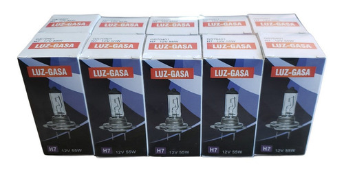 Imagen 3 de 6 de Ampolleta H7 12v 55w Pack 10 Unidades / Envío Gratis.