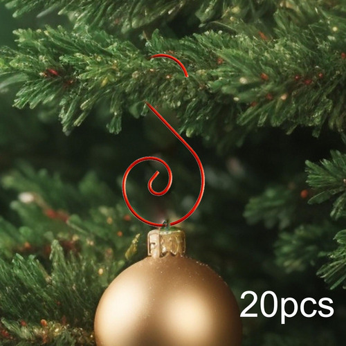 2 X 20x Ganchos De Adorno Navideño Gancho En Forma De S