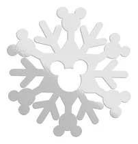 Comprar Copos De Nieve Mickey Mouse Navideños Reutilizables  180pzs