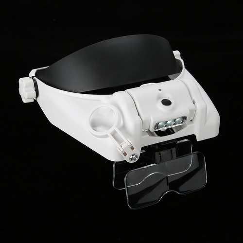Casco Con Lupa Para La Cabeza, Con Iluminación Led, Diadema