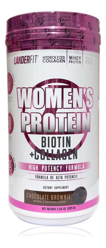 Proteína Mujer Biotina Colageno 2 Lbs Chocolate Brownie Land