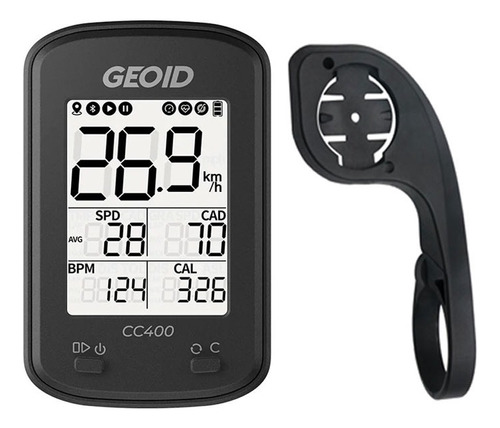 Ciclocomputador Inteligente Gps Inalámbrico Geoid Cc400 