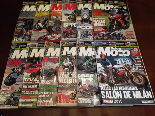 Lote De Revistas (12) Solo Moto 30 (2015)