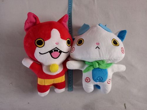 Jibanyan Y Komasan 2 Yo-kai Watch 33cm Peluche Envio Gratis