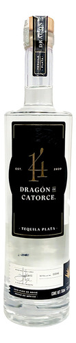 Tequila Dragón De Catorce Plata 750 Ml