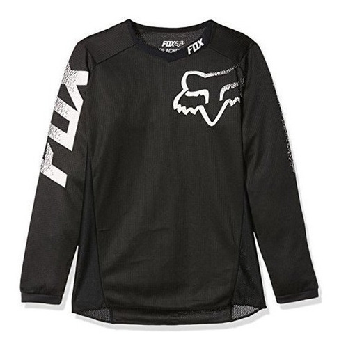 Fox Racing 2018 Youth Blackout Jersey Pequeo Negro