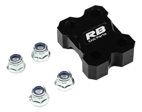 Soporte Eje Rueda Delantera Rb Honda Xr 250 300 Tornado Negro