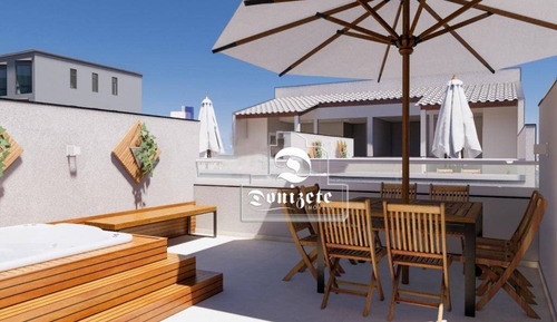 Imagem 14 de 18 de Cobertura Com 2 Dormitórios À Venda, 81 M² Por R$ 460.000,00 - Campestre - Santo André/sp - Co11516