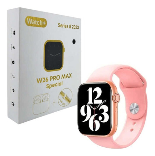 Smartwatch W26promax Special +2correas+earpods Bt+cable Usb