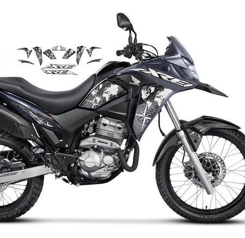 Adesivo Kit Faixa Grafismo M33 Moto Xre 300 - 2020 Diante