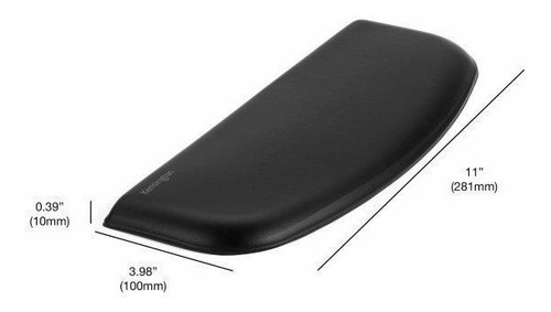 Imagen 3 de 3 de Descansa Muñecas Kensington 28x1x10cm Color Negro/k52801ww