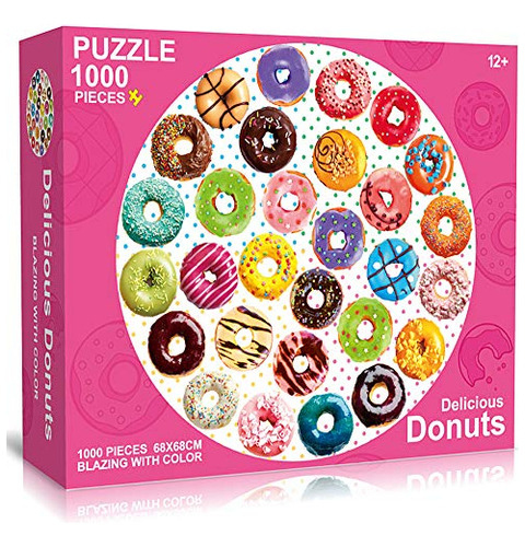 1000 Pieza Del Rompecabezas Adultos Deliciosos Donuts D...